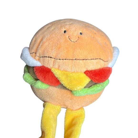 Circo Kawaii Target Plush Hamburger Mini Pillow w/ Scrunchy Legs 7" - Picture 2 of 8